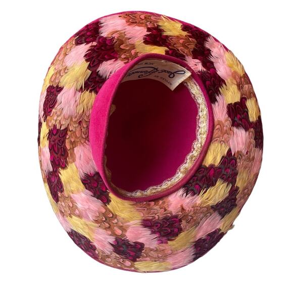 Jack Mcconnell New York Ladies Felt Hat W/ Feathers main image 4